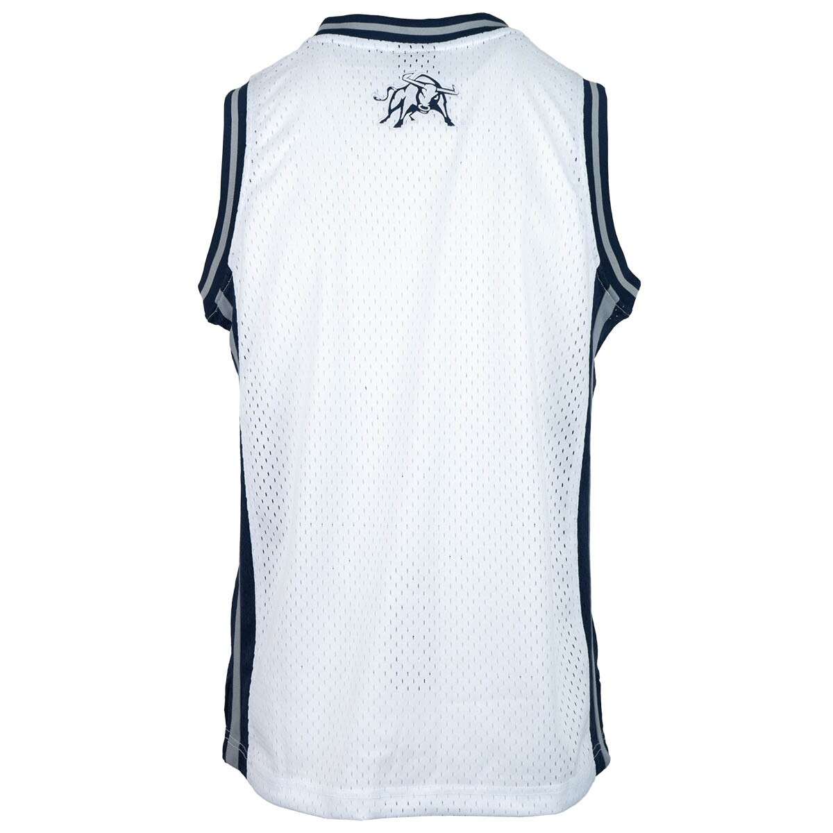 u-state aggies youth white basketball mesh jersey